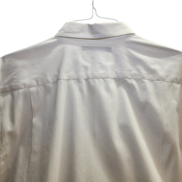 Old Navy 100% Cotton White Button Down Shirt - Picture 3 of 5